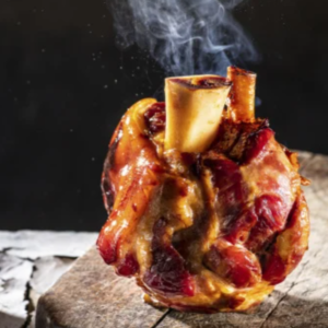 Ciolan de porc, gustos, rumenit la cuptor